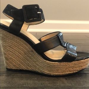 Barely worn Calvin Klein wedges!